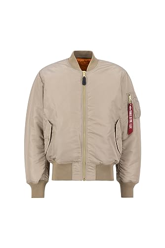 Alpha Industries Herren MA-1 Giacca bomber da uomo Anzugjacke, Vintage Sand, von ALPHA INDUSTRIES