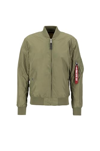 Alpha Industries Herren MA-1 TT Bomberjacke, Olive, M von ALPHA INDUSTRIES