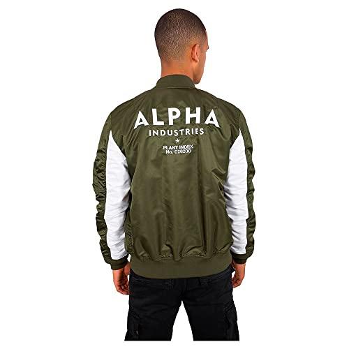 Alpha Industries Herren MA-1 TT Custom Bomberjacke, Verde, Small von ALPHA INDUSTRIES