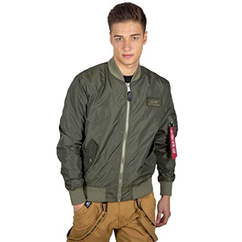 Alpha Industries Herren MA-1 TTC Bomberjacke, Dark Olive, M von ALPHA INDUSTRIES