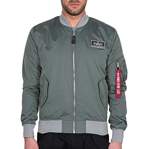 Alpha Industries Herren MA-1 TTC Bomberjacke, Vintage Green/Silver, XXX-Large von ALPHA INDUSTRIES