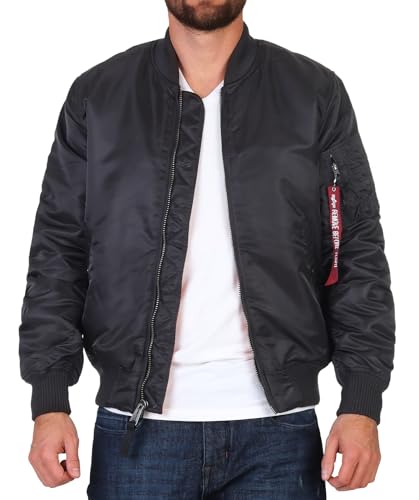 Alpha Industries Herren MA-1 VF 59 Bomberjacke, Vintage Grey, L von ALPHA INDUSTRIES