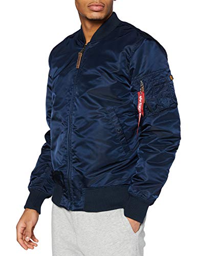 Alpha Industries Herren MA-1 VF 59 Long Bomberjacke, Rep.Blue, L von Alpha Industries