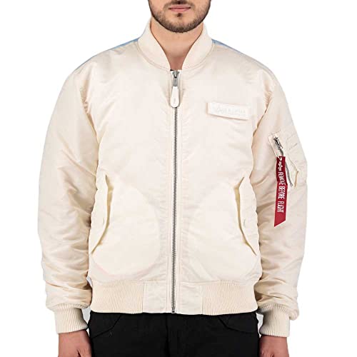 Alpha Industries Herren MA-1 VF Fighter Squadron Bomberjacke, Jet Stream White, L von ALPHA INDUSTRIES