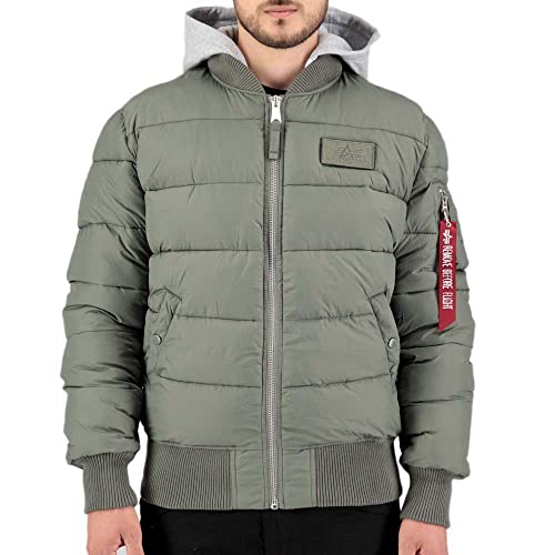 Alpha Industries Herren MA-1 ZH Puffer FD Winterjacke, Vintage Green, L von ALPHA INDUSTRIES