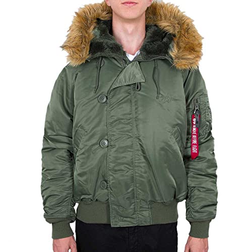 Alpha Industries Herren N2B Winterjacke, Sage-Green, Small Alpha Industries Herren N2B Winterjacke, Sage-Green, Small von ALPHA INDUSTRIES