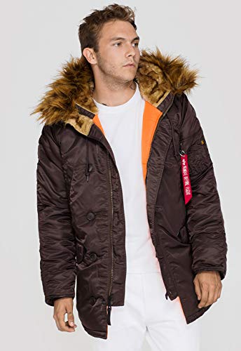 Alpha Industries Herren N3B VF 59 Damen Winterjacke, Deep Brown, L von ALPHA INDUSTRIES