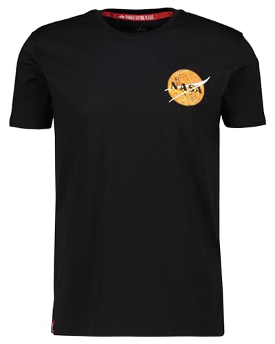 Alpha Industries Herren NASA Davinci T-Shirt, Black, M von ALPHA INDUSTRIES