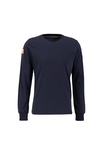 Alpha Industries Herren NASA LS Langarmshirt, Rep.Blue, XL Alpha Industries Herren NASA LS Langarmshirt, Rep.Blue, XL von ALPHA INDUSTRIES