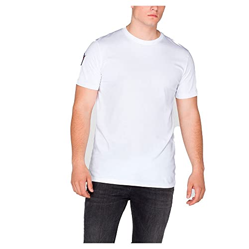Alpha Industries Herren NASA T-Shirt, White, L von ALPHA INDUSTRIES