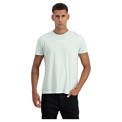 Alpha Industries Herren Organics EMB T-Shirt, Organic Mint, M von ALPHA INDUSTRIES