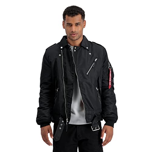 Alpha Industries Herren Outlaw Jacket Bomberjacke, Black, XL von ALPHA INDUSTRIES