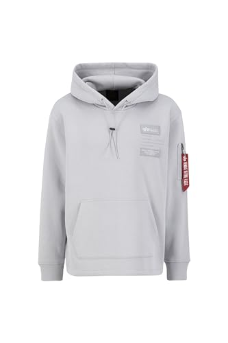 Alpha Industries Herren Patch LF Hoody Kapuzenpullover, 666-Pastelgrau, XXL Alpha Industries Herren Patch LF Hoody Kapuzenpullover, 666-Pastelgrau, XXL von ALPHA INDUSTRIES