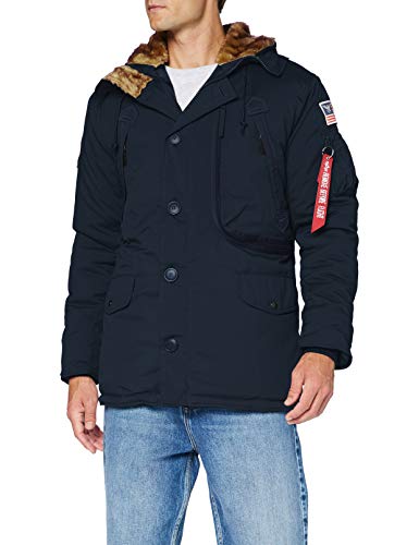 Alpha Industries Herren Polar Jacket Winterjacke, Rep.Blue, 3 XL von ALPHA INDUSTRIES