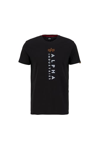 Alpha Industries R Print T T-Shirt für Herren Black von Alpha Industries