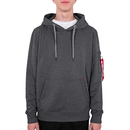 Alpha Industries Herren RBF Latex Print Hoody Kapuzenpullover, Charcoal Heather, L Alpha Industries Herren RBF Latex Print Hoody Kapuzenpullover, Charcoal Heather, L von ALPHA INDUSTRIES