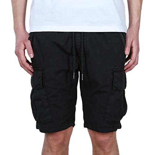 Alpha Industries Ripstop Jogger Short Shorts für Herren Black von Alpha Industries