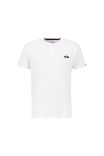 Alpha Industries Herren Signature Puff Print BP T, White, XXL von Alpha Industries