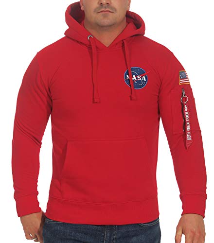 Alpha Industries Herren Space Shuttle Hoody Kapuzenpullover, Speed Red, L Alpha Industries Herren Space Shuttle Hoody Kapuzenpullover, Speed Red, L von ALPHA INDUSTRIES