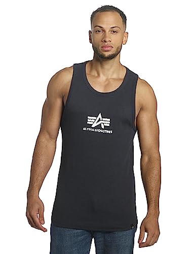 Alpha Industries Herren Logo Tank Tanktop T-Shirt, Rep.Blue, XL von ALPHA INDUSTRIES