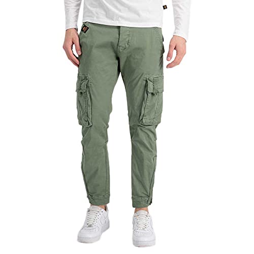 Alpha Industries Herren Task Force Pant Freizeithose, Vintage Green, 31W von ALPHA INDUSTRIES