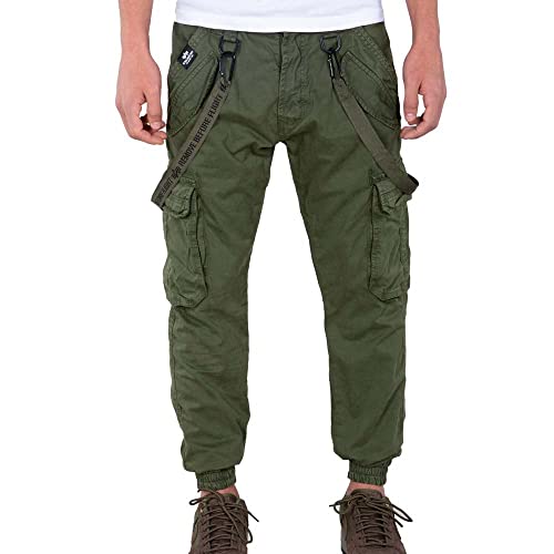 Alpha Industries Herren Utility Pant Freizeithose Hose, Dark Olive, 30 von ALPHA INDUSTRIES