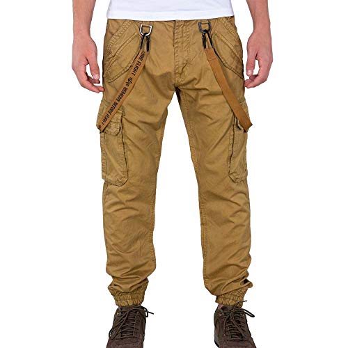 Alpha Industries Herren Utility Pant Freizeithose Hose, Khaki, 30 von Alpha Industries