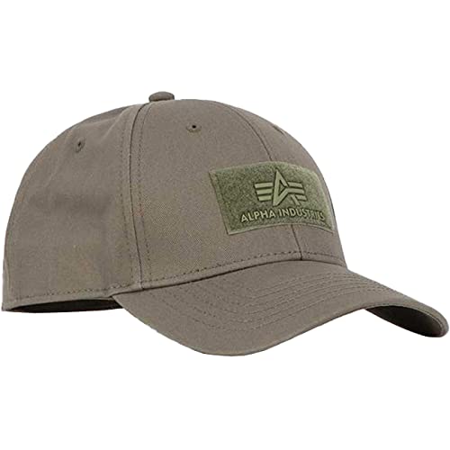 Alpha Industries Herren VLC Cap Unisex Basecap Baseballkappe, Dark Green, Verstellbar von ALPHA INDUSTRIES