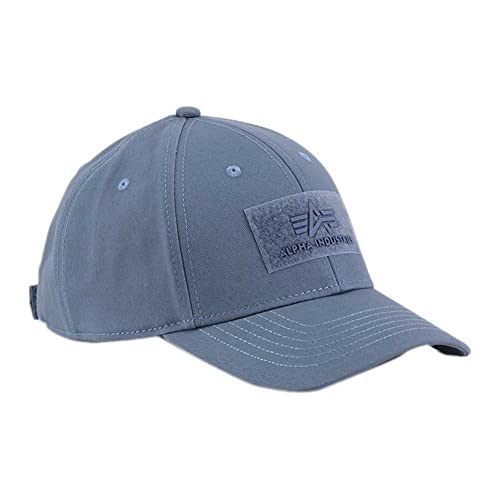 Alpha Industries Herren VLC Cap Unisex Basecap Baseballkappe, Greyblue, One Size von ALPHA INDUSTRIES