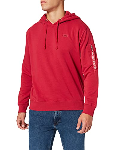 Alpha Industries Herren X-Fit Hoody Kapuzenpullover, RBF Red, XL Alpha Industries Herren X-Fit Hoody Kapuzenpullover, RBF Red, XL von ALPHA INDUSTRIES