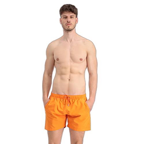 Alpha Industries Hydrochromic AOP Swimshort stylische Badehose für Herren Alpha Orange von ALPHA INDUSTRIES