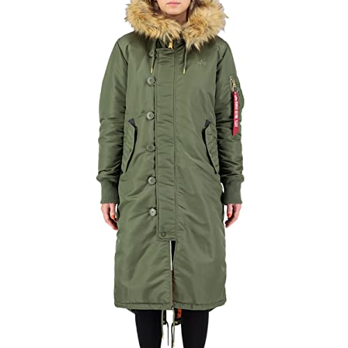 Alpha Industries Long Fishtail Wmn Winterjacke für Damen Sage-Green Alpha Industries Long Fishtail Wmn Winterjacke für Damen Sage-Green von ALPHA INDUSTRIES