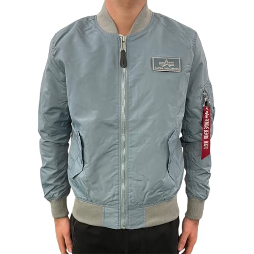 Alpha Industries MA-1 TTC Bomberjacke für Herren Greyblue von ALPHA INDUSTRIES