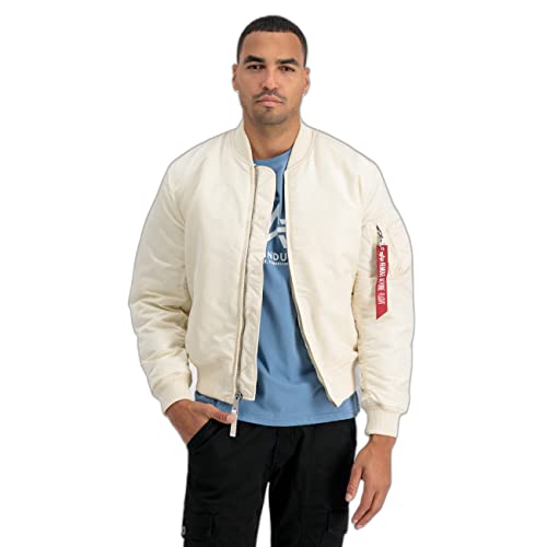 Alpha Industries MA-1 VF 59 Bomberjacke für Herren Jet Stream White von ALPHA INDUSTRIES