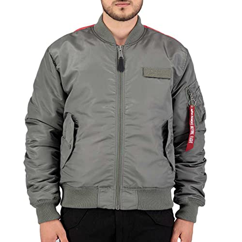 Alpha Industries MA-1 VF Fighter Squadron Bomberjacke für Herren Vintage Green von Alpha Industries
