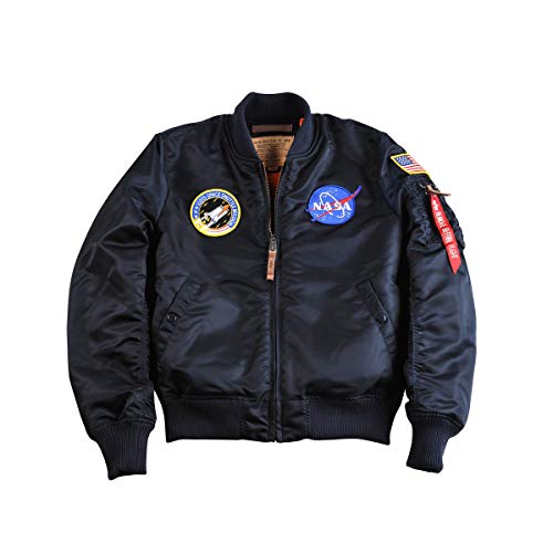 Alpha Industries Herren MA-1 VF NASA Bomberjacke, Rep.Blue, 4XL von Alpha Industries