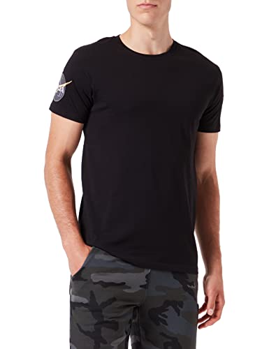 Alpha Industries Herren NASA T-Shirt, Black, M von ALPHA INDUSTRIES