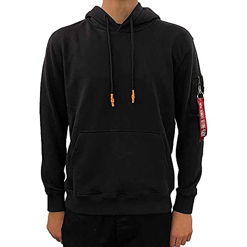 Alpha Industries R Print Hoody für Herren Black von ALPHA INDUSTRIES