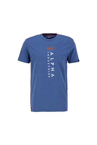 Alpha Industries R Print T T-Shirt für Herren Vintage Marine von ALPHA INDUSTRIES