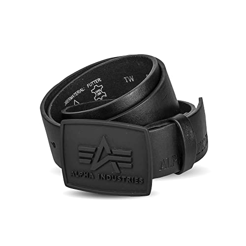 Alpha Industries Unisex All Black Belt Gürtel, Einheitsgröße von Alpha Industries