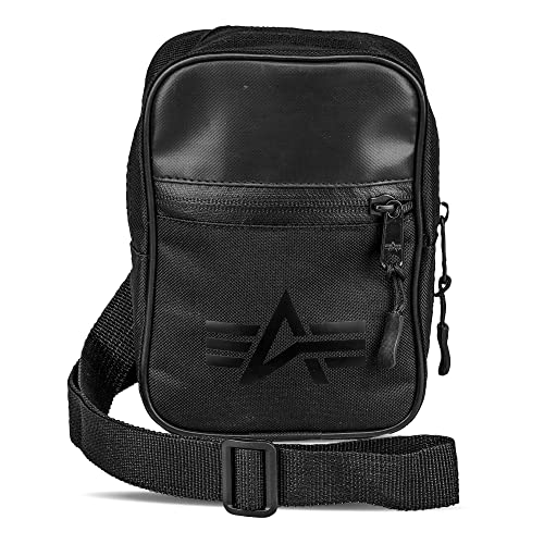 Alpha Industries Unisex Big Utility Bag Umhängetasche Tasche, Black von ALPHA INDUSTRIES