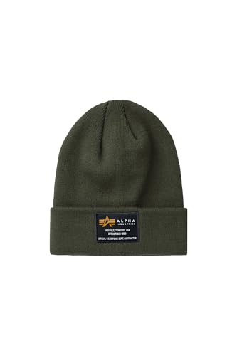Alpha Industries Unisex Crew Beanie-Mütze, Dark Green, Talla Única Alpha Industries Unisex Crew Beanie-Mütze, Dark Green, Talla Única von ALPHA INDUSTRIES