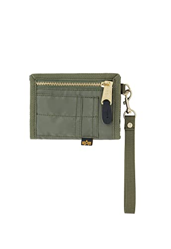 Alpha Industries Unisex-Erwachsene Utility Wallet Portemonnaie Reisezubehör-Brieftasche, Sage-Green von ALPHA INDUSTRIES