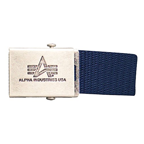 Alpha Industries Unisex Heavy Duty 4 cm Gürtel, Rep.Blue, Einheitsgröße von ALPHA INDUSTRIES