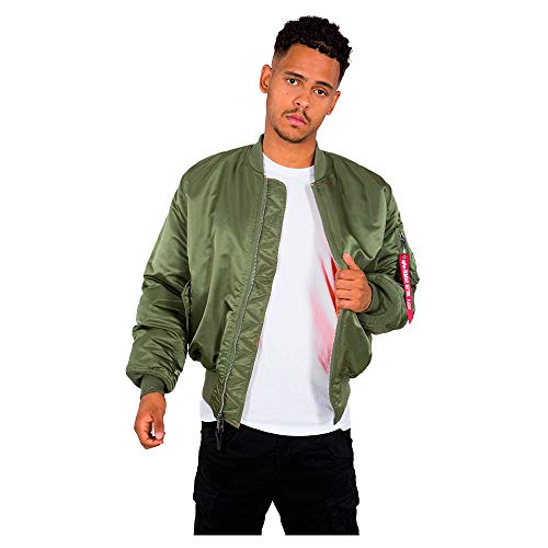 Alpha Industries Unisex Ma-1 100101-01, sage-green, XS von Alpha Industries