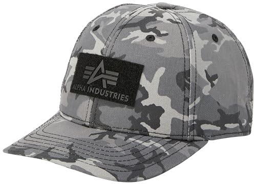 Alpha Industries Unisex VLC Cap Camo Unisex Basecap Baby Hut, Black Camo, von ALPHA INDUSTRIES