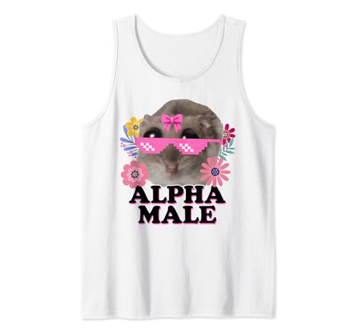 Herren ALPHA MALE - SAD HAMSTER MEME X Alphamale Statement Tank Top Herren ALPHA MALE - SAD HAMSTER MEME X Alphamale Statement Tank Top von ALPHA MALE - SAD HAMSTER MEME X Mann Männer Ironie