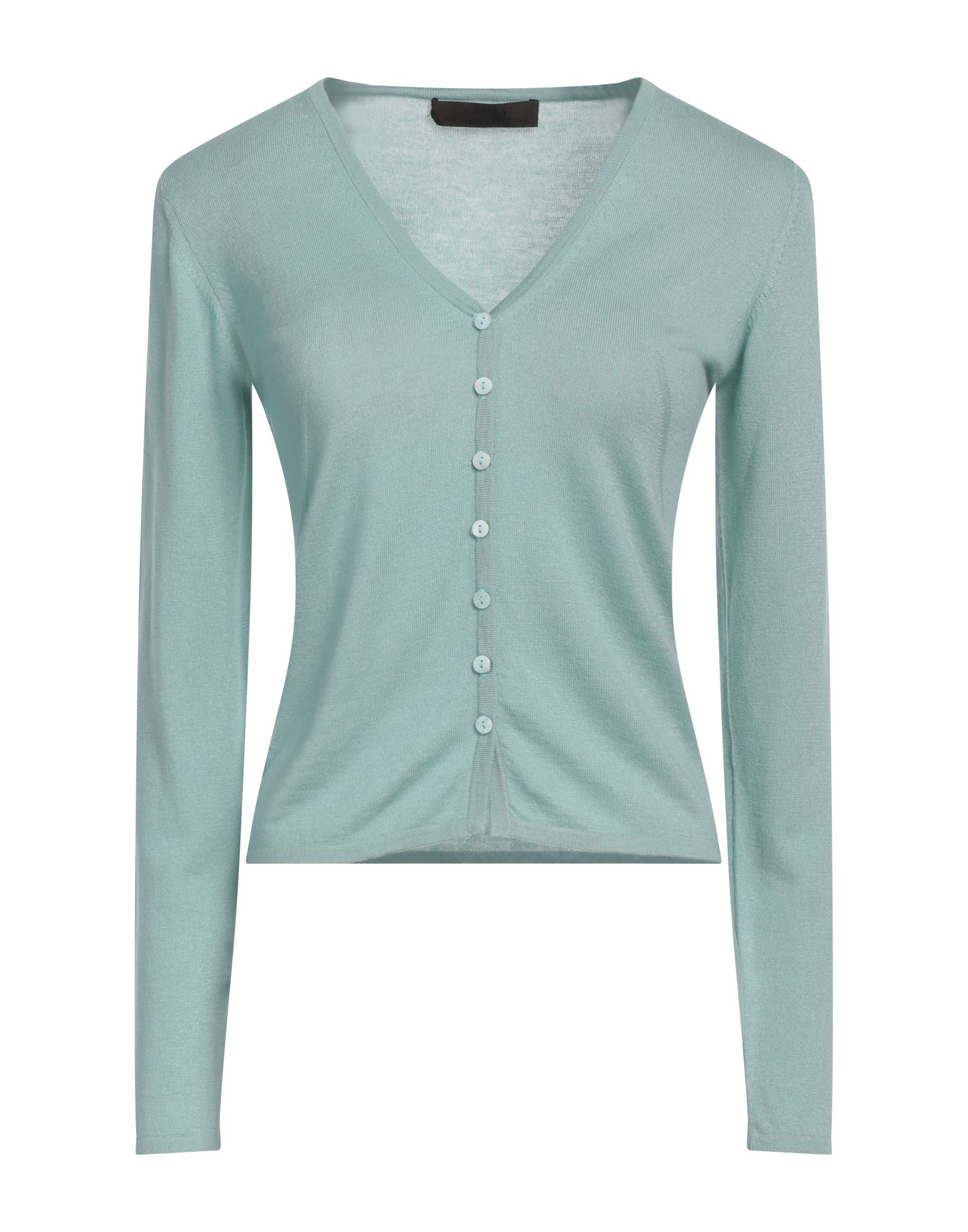 ALPHA MASSIMO REBECCHI Strickjacke Damen Tūrkis ALPHA MASSIMO REBECCHI Strickjacke Damen Tūrkis von ALPHA MASSIMO REBECCHI