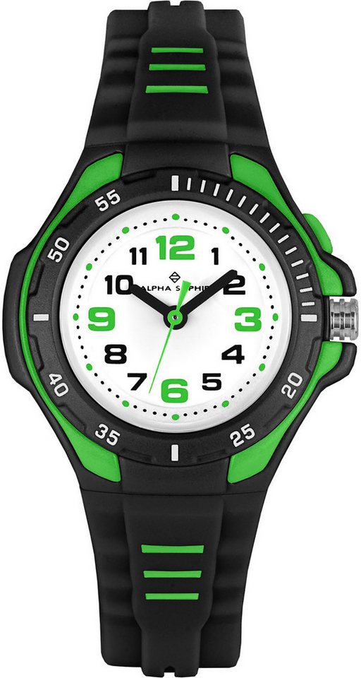 ALPHA SAPHIR Quarzuhr 393G, Armbanduhr, Kinderuhr, analog, Beleuchtung, ideal auch als Geschenk von ALPHA SAPHIR