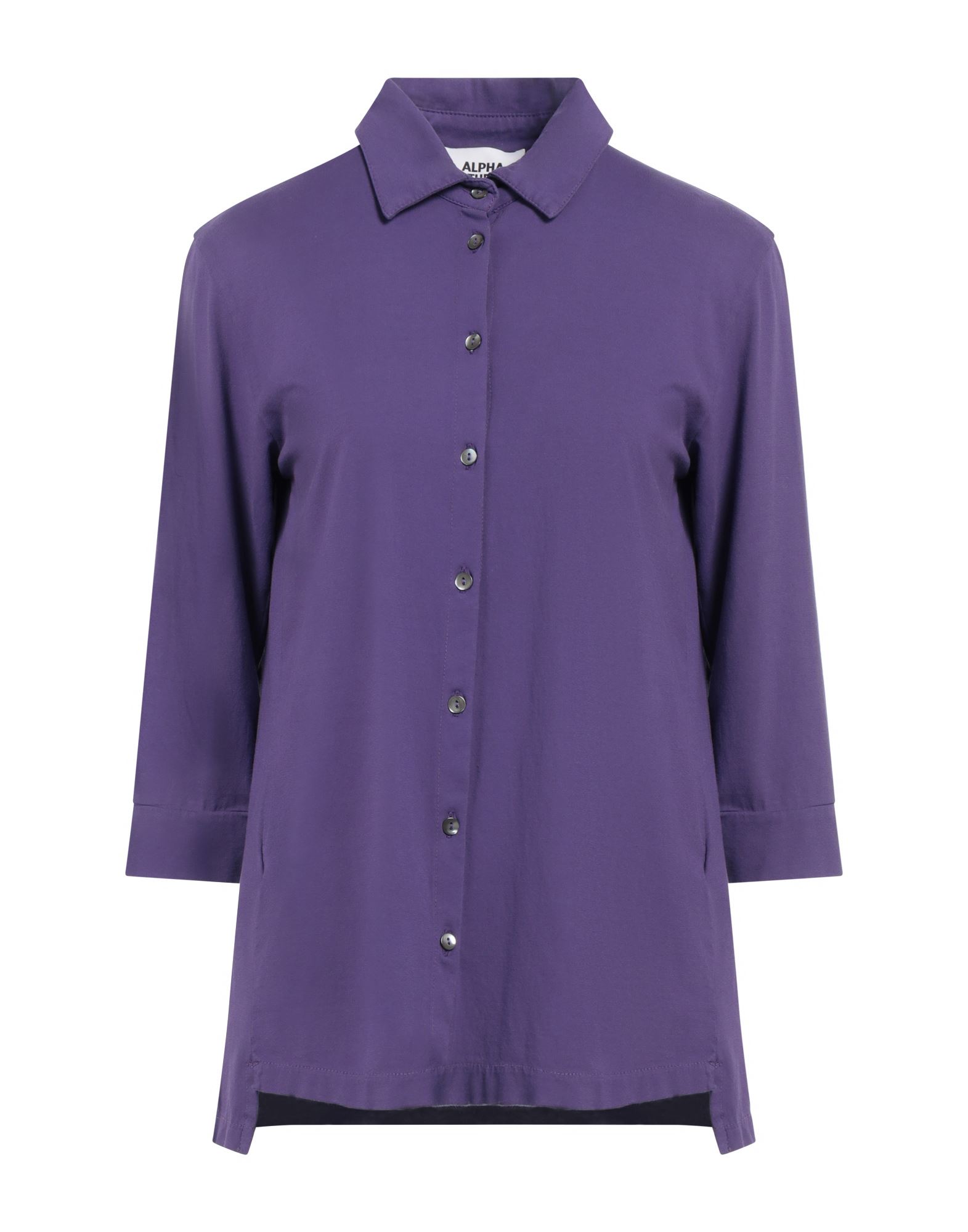ALPHA STUDIO Hemd Damen Violett von ALPHA STUDIO